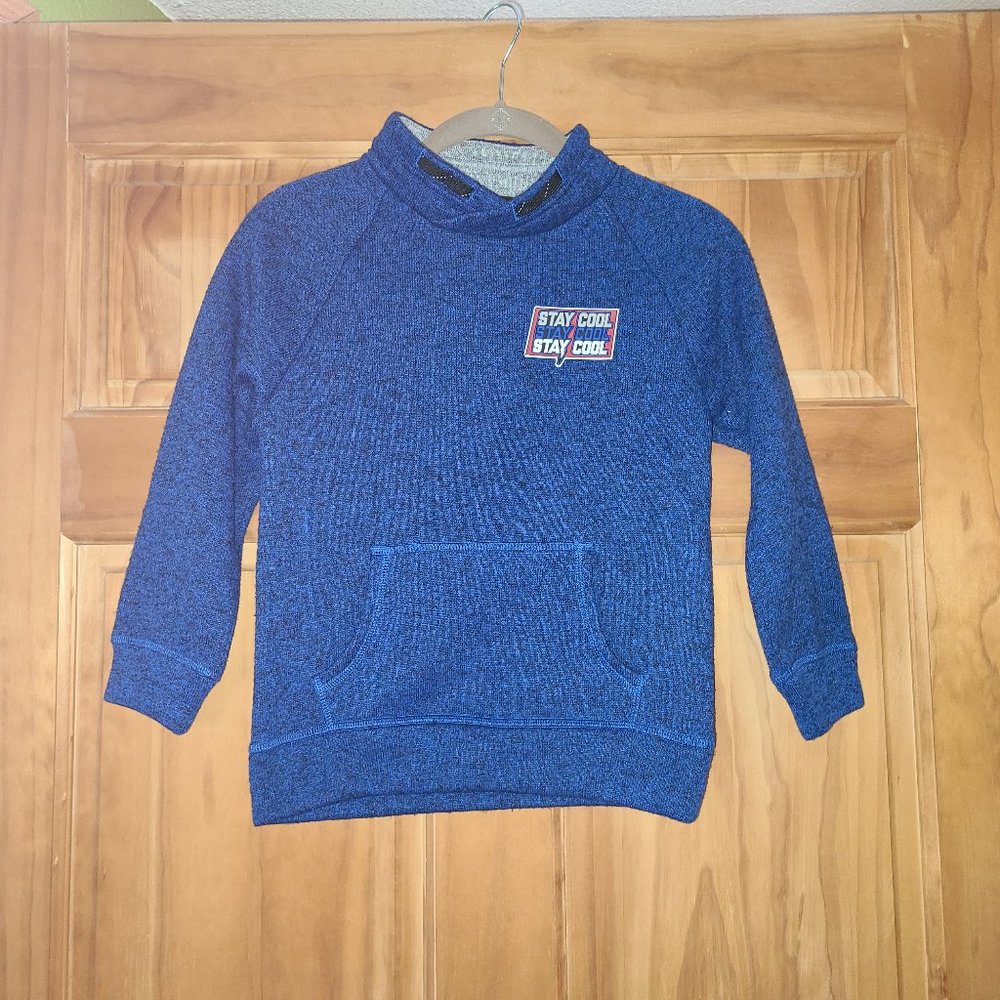 Boys 365 Kids from Garanimals Blue Long Sleeve Pullover Sweatshirt